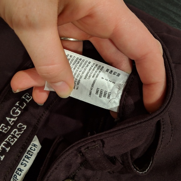 Maroon Super Stretch Skinny Jeans - Picture 3 of 5